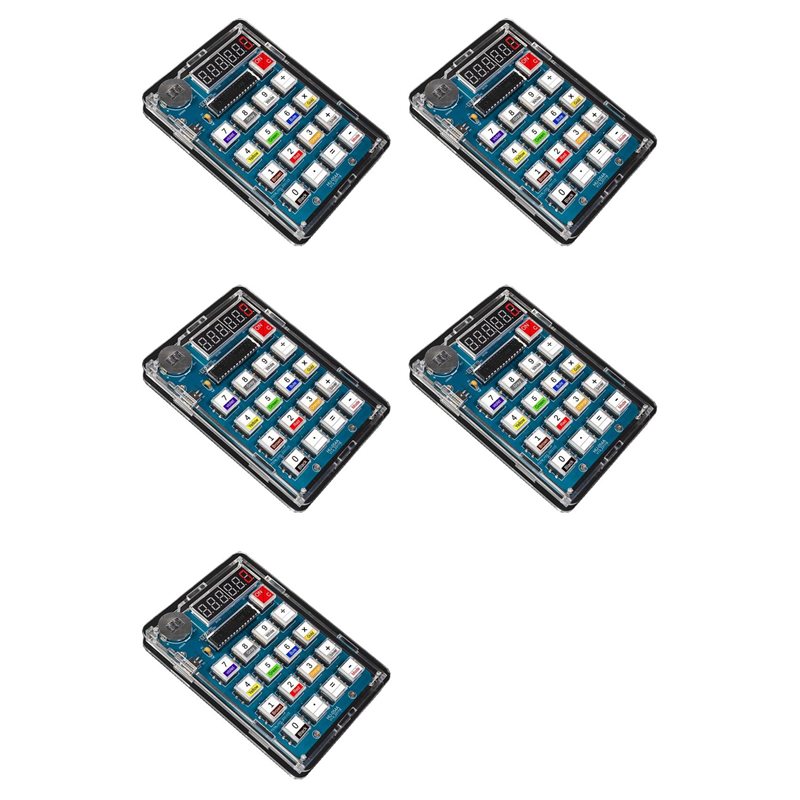Homemade Diy Electronics - Kit DIY Calculatrice QWE-5X avec Microcontrôleur