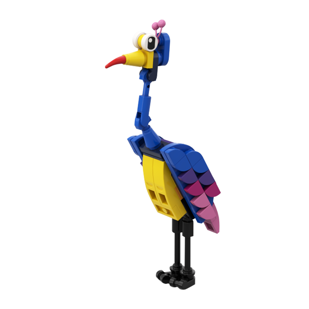 Diy Lego Electronics - Gobricks MOC Anime coloré oiseau géant