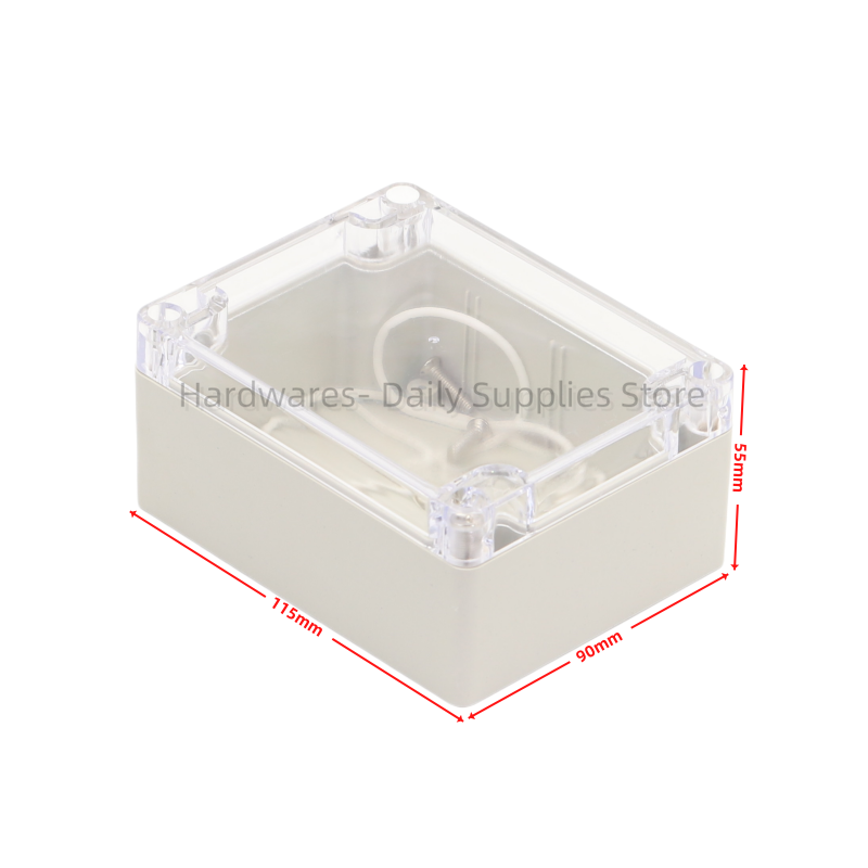 Diy Box Electronics Mall - Boîtier en plastique étanche 115x90x55mm, 1