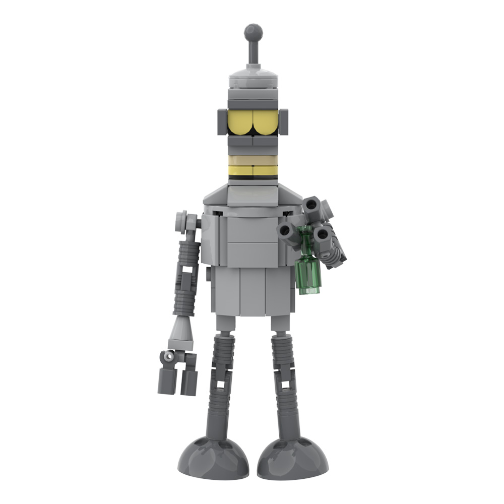 Diy Lego Electronics - MOC-Robot Futuramaeds Benders décennie s de