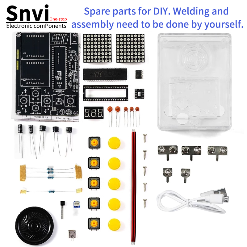 Diy Box Electronics Mall - Kit de console de jeu pixel