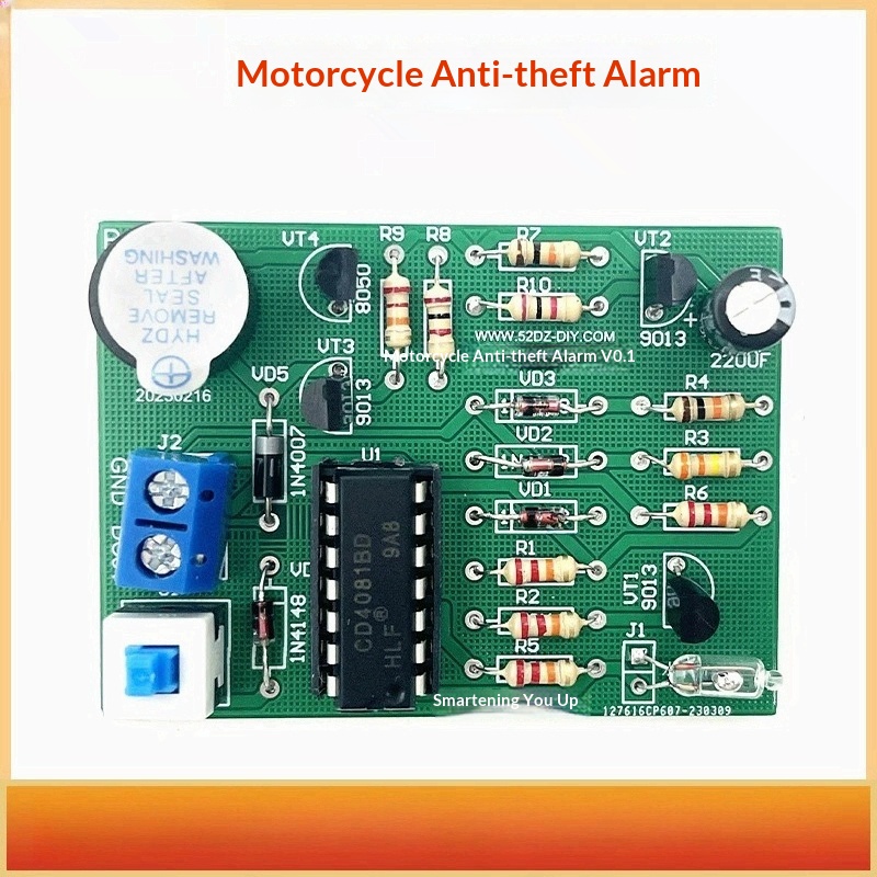 Kit DIY d'alarme antivol anti- - Diy Motorcycle Electronics avis et prix