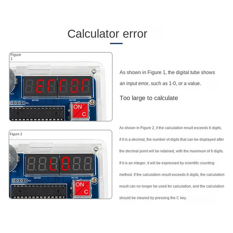Kit DIY Calculatrice QWE-5X av - Homemade Diy Electronics avis et prix