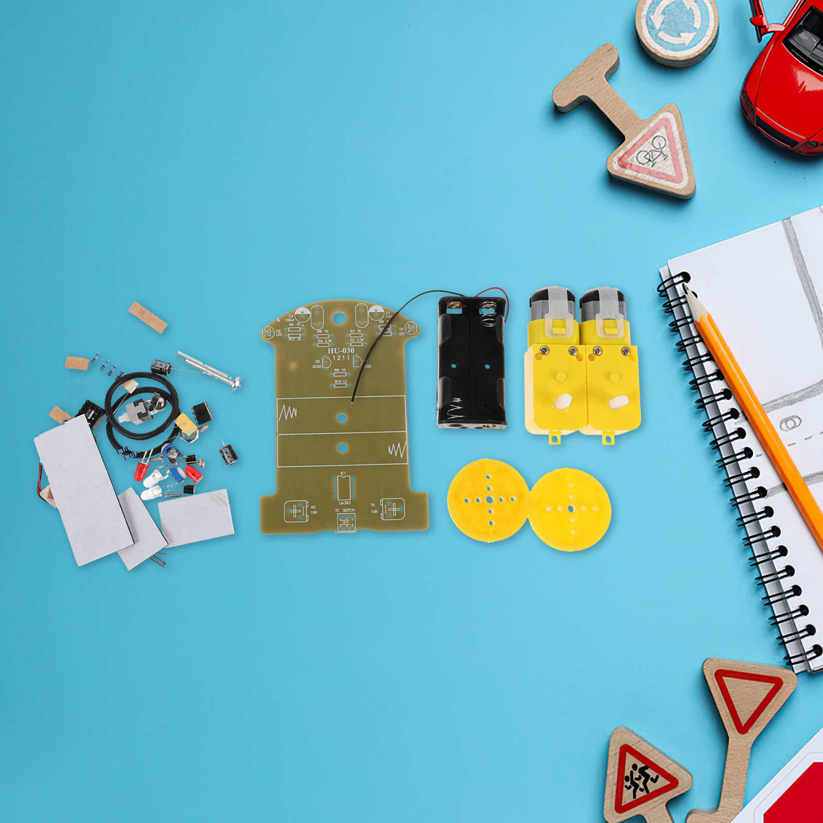 Kit de voiture robotisée à sui - Diy Electronics For Beginners avis et prix