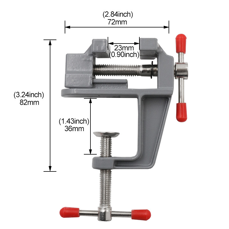 Mini étau d'établi robuste en  - Diy Electronics Bench avis et prix