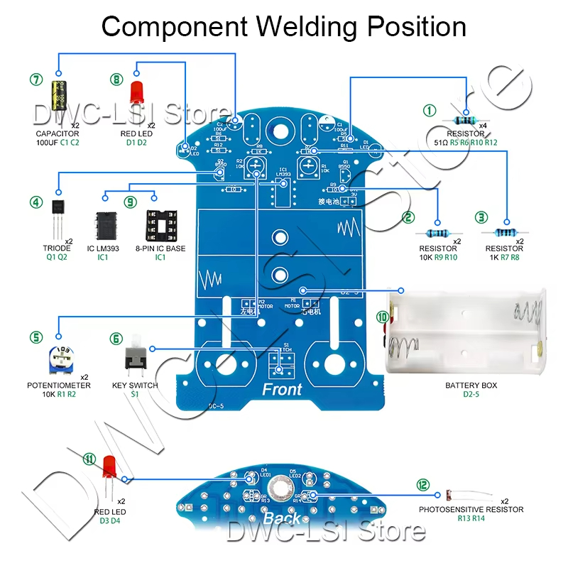 Kit électronique d'apprentissa - Diy Electronics Projects For Beginners avis et prix