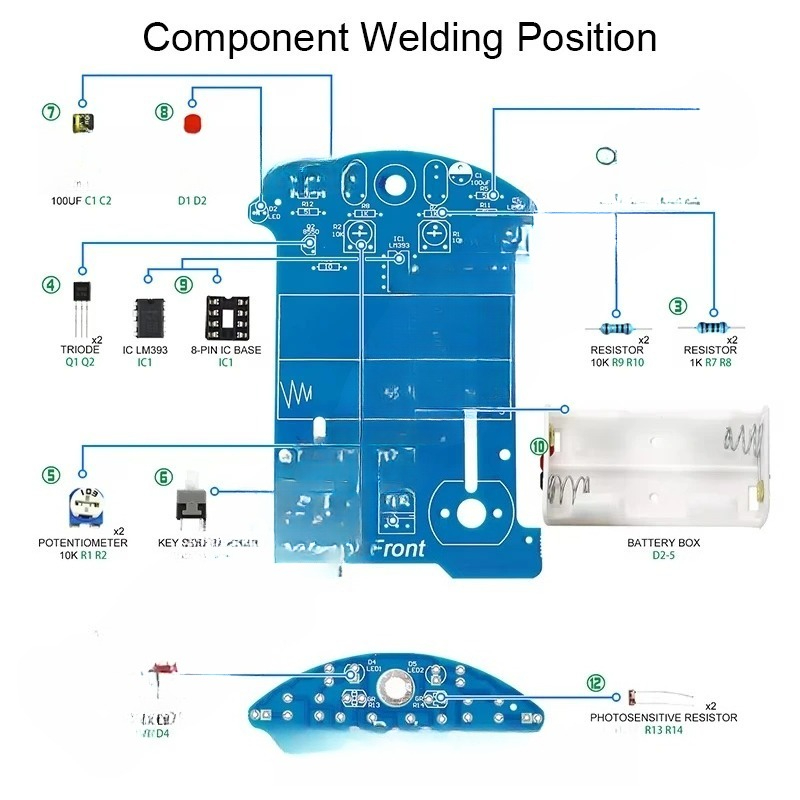 Kit d'apprentissage de la soud - Diy Electronics Projects For Beginners avis et prix
